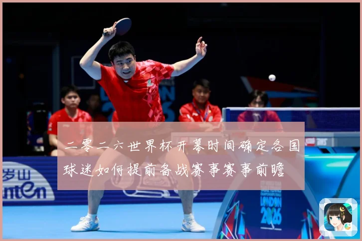 二零二六世界杯开幕时间确定各国球迷如何提前备战赛事赛事前瞻